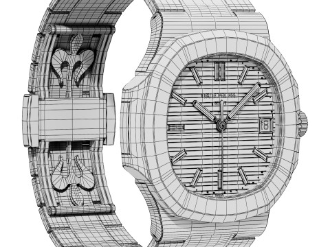Patek Philippe Nautilus Modelo 3D