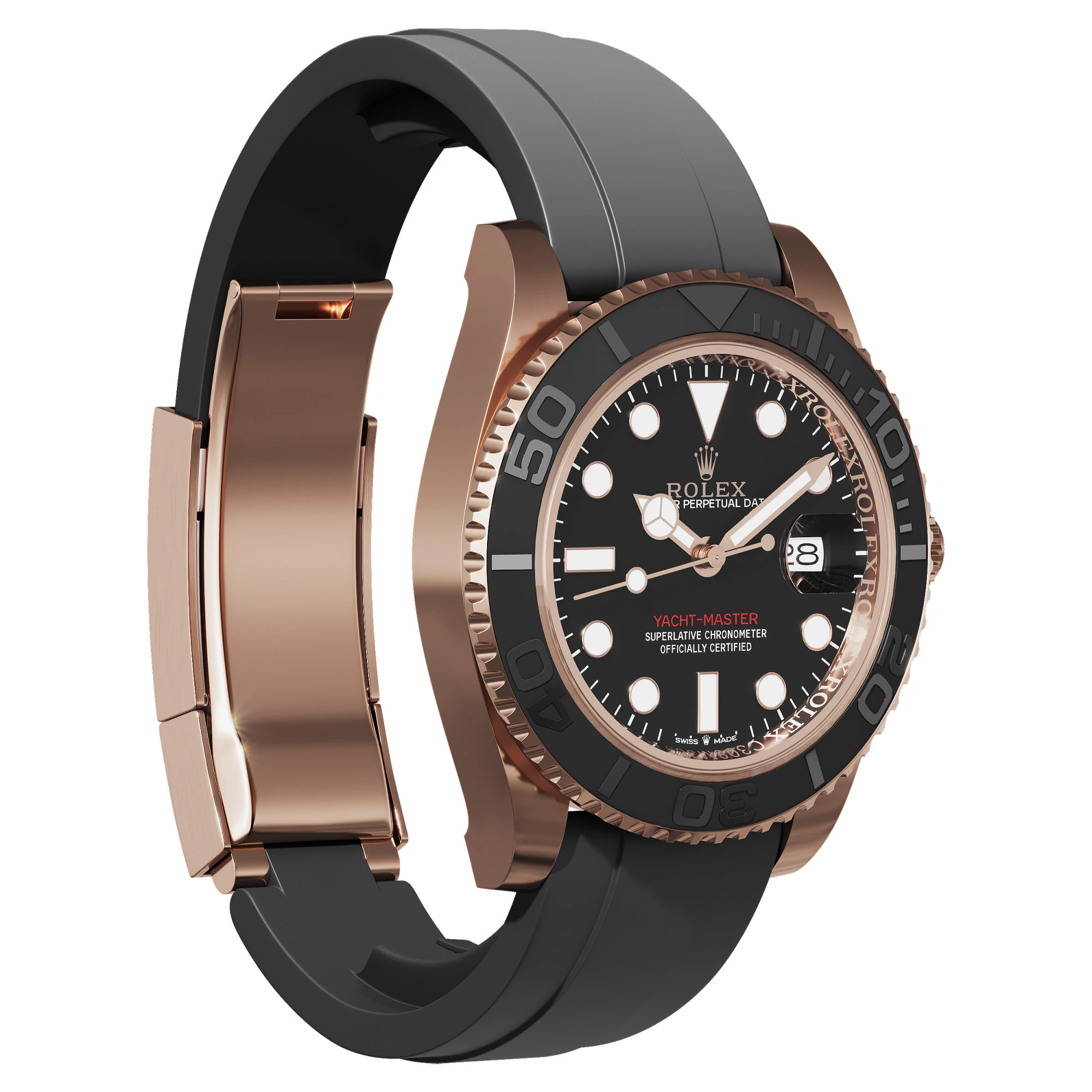 RolexYacht-Master 40 126655 3D Model .c4d .max .obj .3ds .fbx .stl .blend 