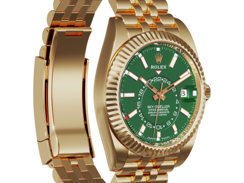 RolexSky-Dweller 336938 3D Модель