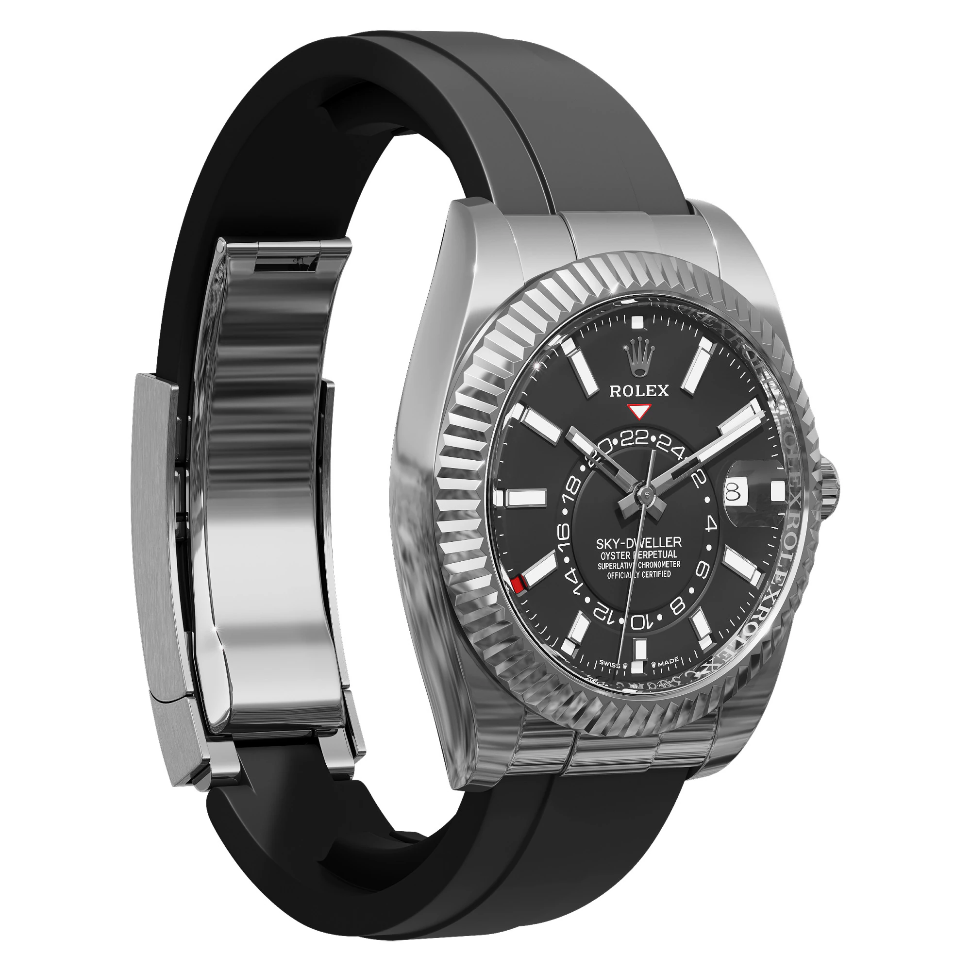 RolexSky-Dweller 336239 3D Model .c4d .max .obj .3ds .fbx .stl .blend 