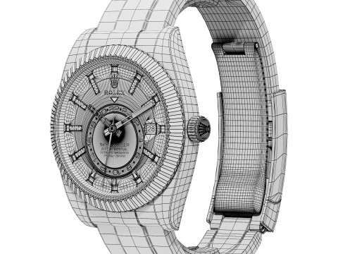 RolexSky-Dweller 336239 3D Модель