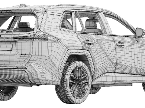 Toyota RAV4 2026 3D Model