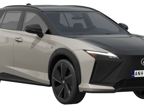 Lexus RZ 550e F-sport 2026 3D Model