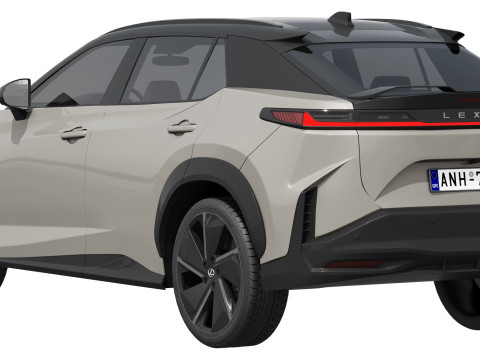 Lexus RZ 550e F-sport 2026 3D Model