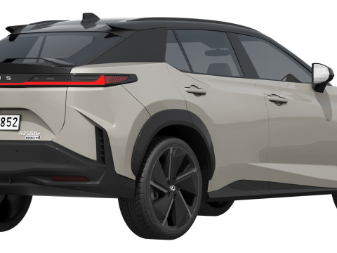 Lexus RZ 550e F-sport 2026 3D Model
