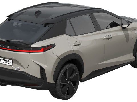 Lexus RZ 550e F-sport 2026 3D Model
