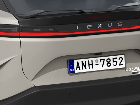 Lexus RZ 550e F-sport 2026 3D Model