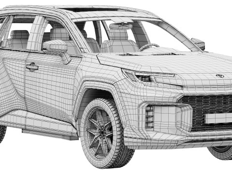 Toyota RAV4 GR sport 2026 Modello 3D
