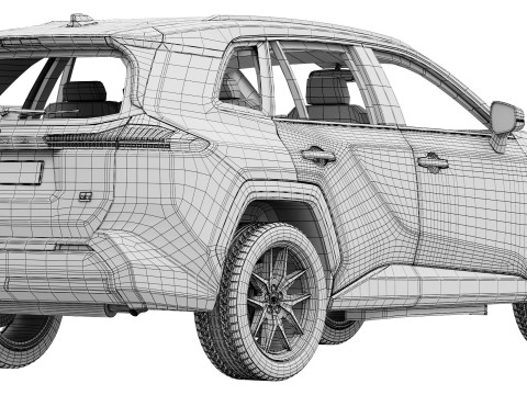 Toyota RAV4 GR sport 2026 Modello 3D