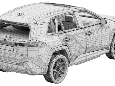 Toyota RAV4 GR sport 2026 Modello 3D