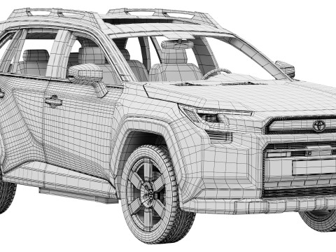 Toyota RAV4 Adventure 2026 3D-Modell