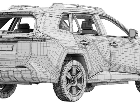 Toyota RAV4 Adventure 2026 3D-Modell