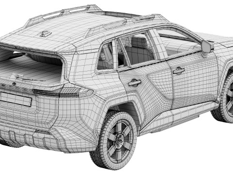 Toyota RAV4 Adventure 2026 3D-Modell