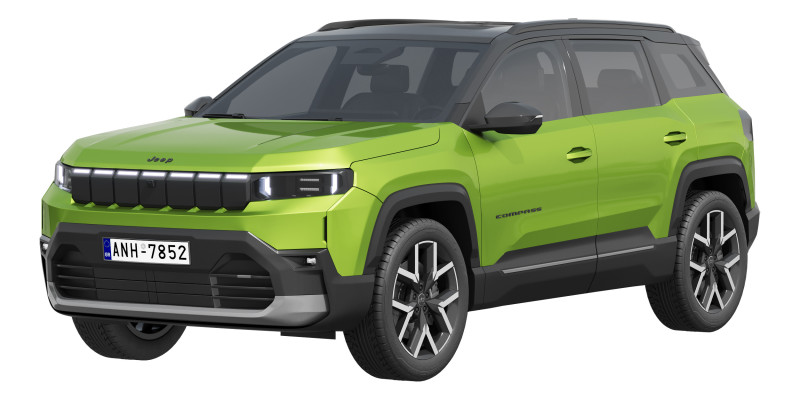 Jeep Compass 2026 Modelo 3D .c4d .max .obj .3ds .fbx .stl .blend