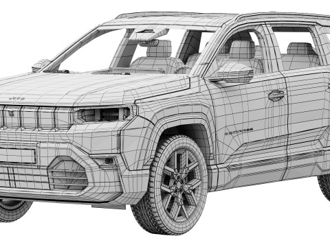 Jeep Compass 2026 3D Model