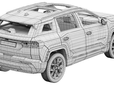 Jeep Compass 2026 3D Model