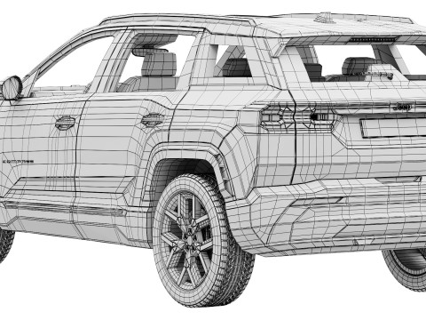 Jeep Compass 2026 3D Model