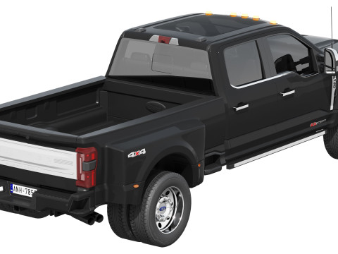 Ford-F-450 Super Duty Limited 2024 3D 모델