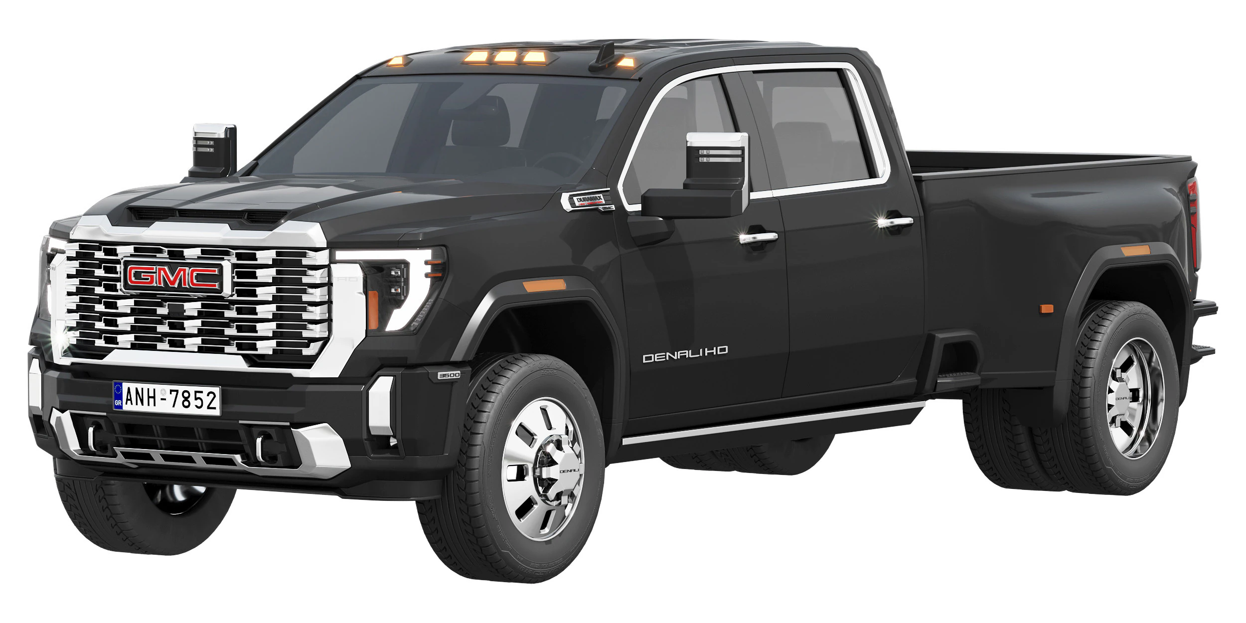 GMC Sierra Denali 3500 HD 2025 3D Model .c4d .max .obj .3ds .fbx .stl .blend 