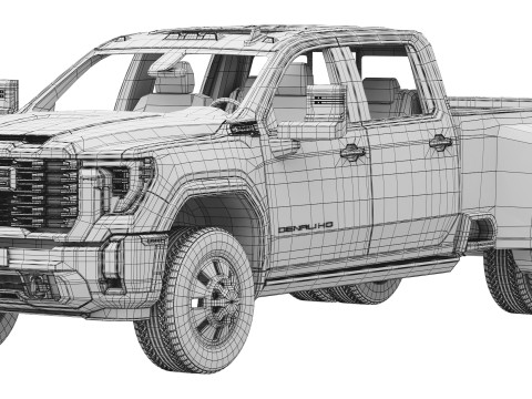 GMC Sierra Denali 3500 HD 2025 Modelo 3D
