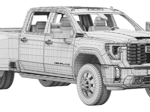 GMC Sierra Denali 3500 HD 2025 3D Model