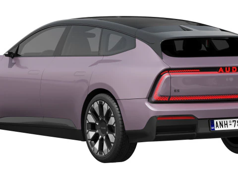 Audi E5 Sportback 2026 Modello 3D