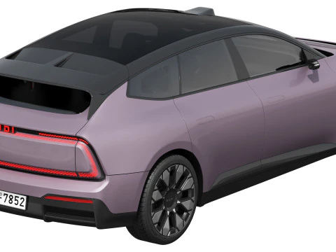 Audi E5 Sportback 2026 Modello 3D