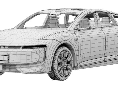 Audi E5 Sportback 2026 3D Model