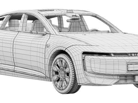 Audi E5 Sportback 2026 3D Model