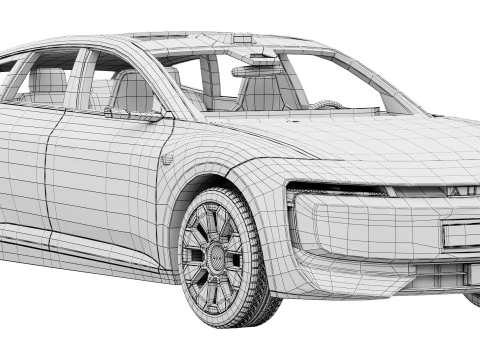 Audi E5 Sportback 2026 Modello 3D