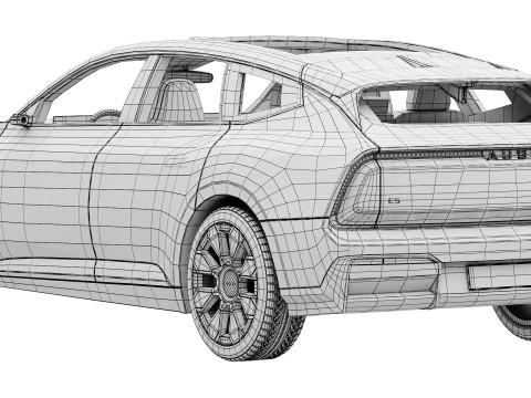 Audi E5 Sportback 2026 Modello 3D