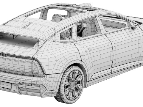 Audi E5 Sportback 2026 3D Model