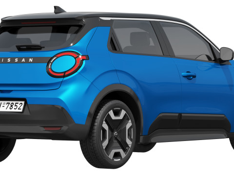Nissan Micra EV 2026 Modello 3D
