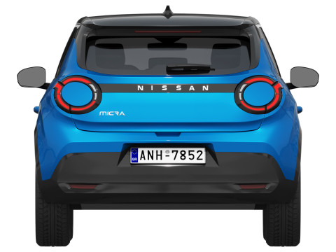 Nissan Micra EV 2026 Modello 3D
