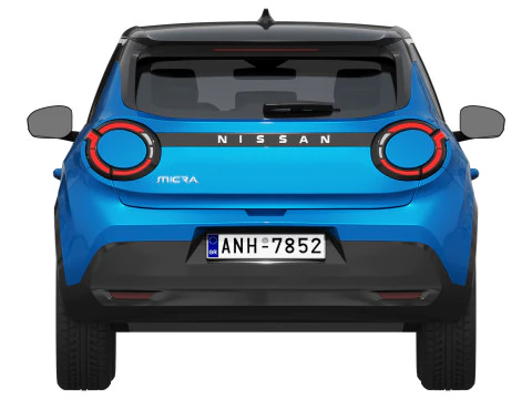 निसान माइक्रा ईवी 2026 3D मॉडल