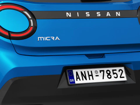 निसान माइक्रा ईवी 2026 3D मॉडल