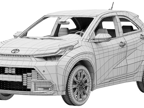 Toyota Aygo X GR sport 2026 3D 모델