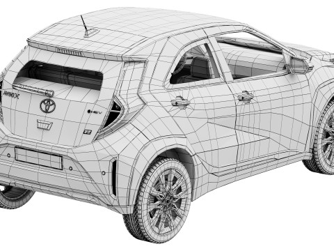 Toyota Aygo X GR sport 2026 3D 모델