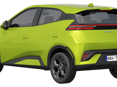 BYD Dolphin Surf 2025 Model 3D