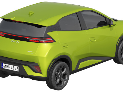 BYD Dolphin Surf 2025 Model 3D