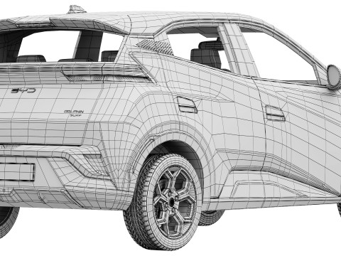 BYD Dolphin Surf 2025 Model 3D