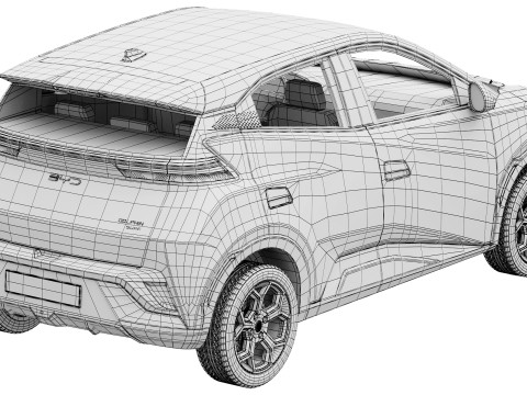 BYD Dolphin Surf 2025 Model 3D