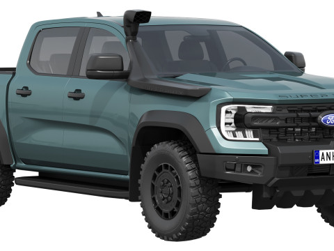 Ford-Ranger Super Duty 2026 Modello 3D