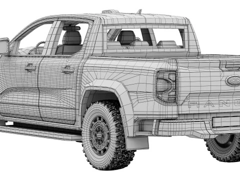 Ford-Ranger Super Duty 2026 3D Model
