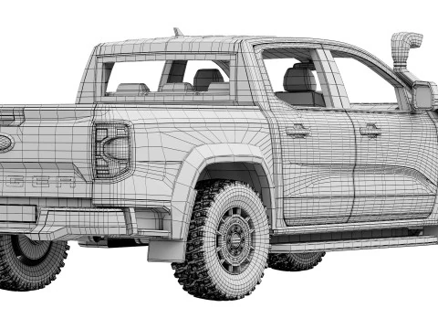 Ford-Ranger Super Duty 2026 3D Model