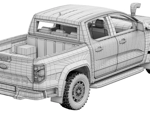 Ford-Ranger Super Duty 2026 3D Model