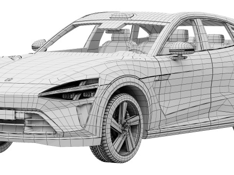 Xiaomi YU7 2025 3D Model