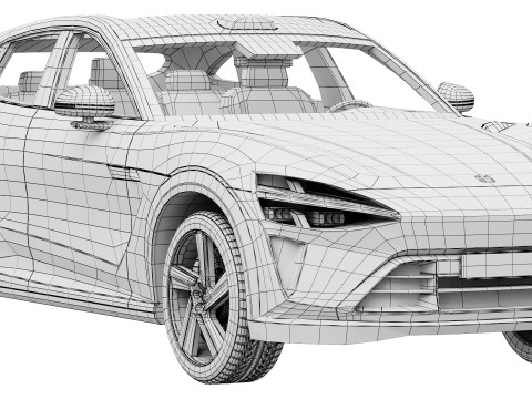 Xiaomi YU7 2025 3D Model