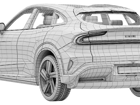 Xiaomi YU7 2025 3D Model