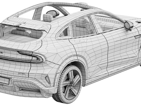Xiaomi YU7 2025 3D Model
